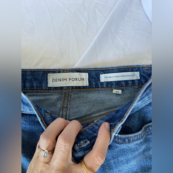 Denim Forum Arlo high rise straight - 24 - Picture 5 of 5